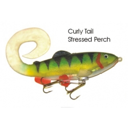 Lifelike Baitfish Curly Tail - Stressed Perch
